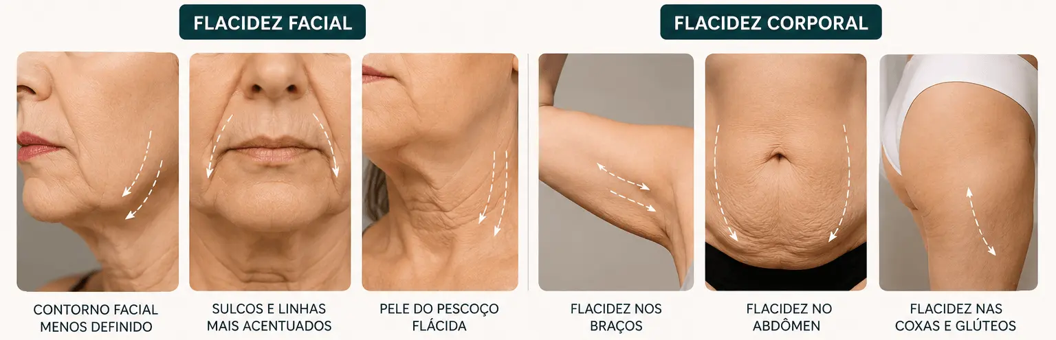 tratamento para flacidez facial e corporal